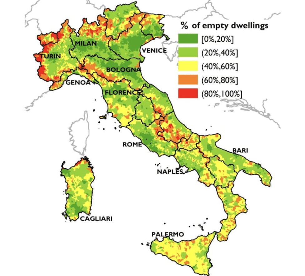 Un Paese di case vuote (in cui però si continua a consumare suolo) Greentomeet