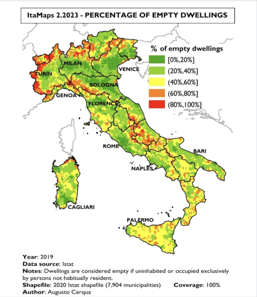 Un Paese di case vuote (in cui però si continua a consumare suolo) 4 Un Paese di case vuote (in cui però si continua a consumare suolo) Greentomeet